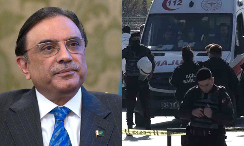 صدر مملکت کی انقرہ میں ہونے والے دہشت گردانہ حملے کی شدید مذمت