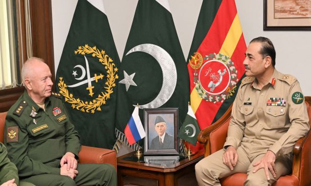 آرمی چیف سے روسی نائب وزیردفاع کی ملاقات؛ دفاعی تعاون بڑھانے پر تبادلہ خیال