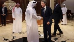 غزہ میں جنگ بندی کا مشن؛ امریکی وزیر خارجہ سعودی عرب کے بعد قطر پہنچ گئے