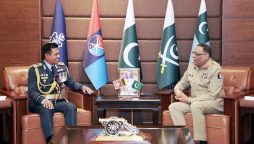 چیئرمین جوائنٹ چیفس آف اسٹاف کمیٹی سے کمانڈر سری لنکن فضائیہ کی ملاقات
