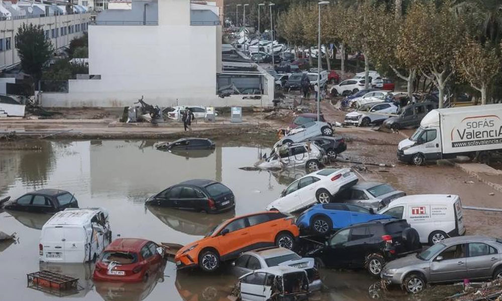 اسپین میں طوفانی بارشوں سے ہلاکتوں کی تعداد 217 ہوگئی