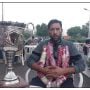 اسنوکر کے ورلڈ چیمپئن محمد آصف کا وطن پہنچنے پر شاندار استقبال