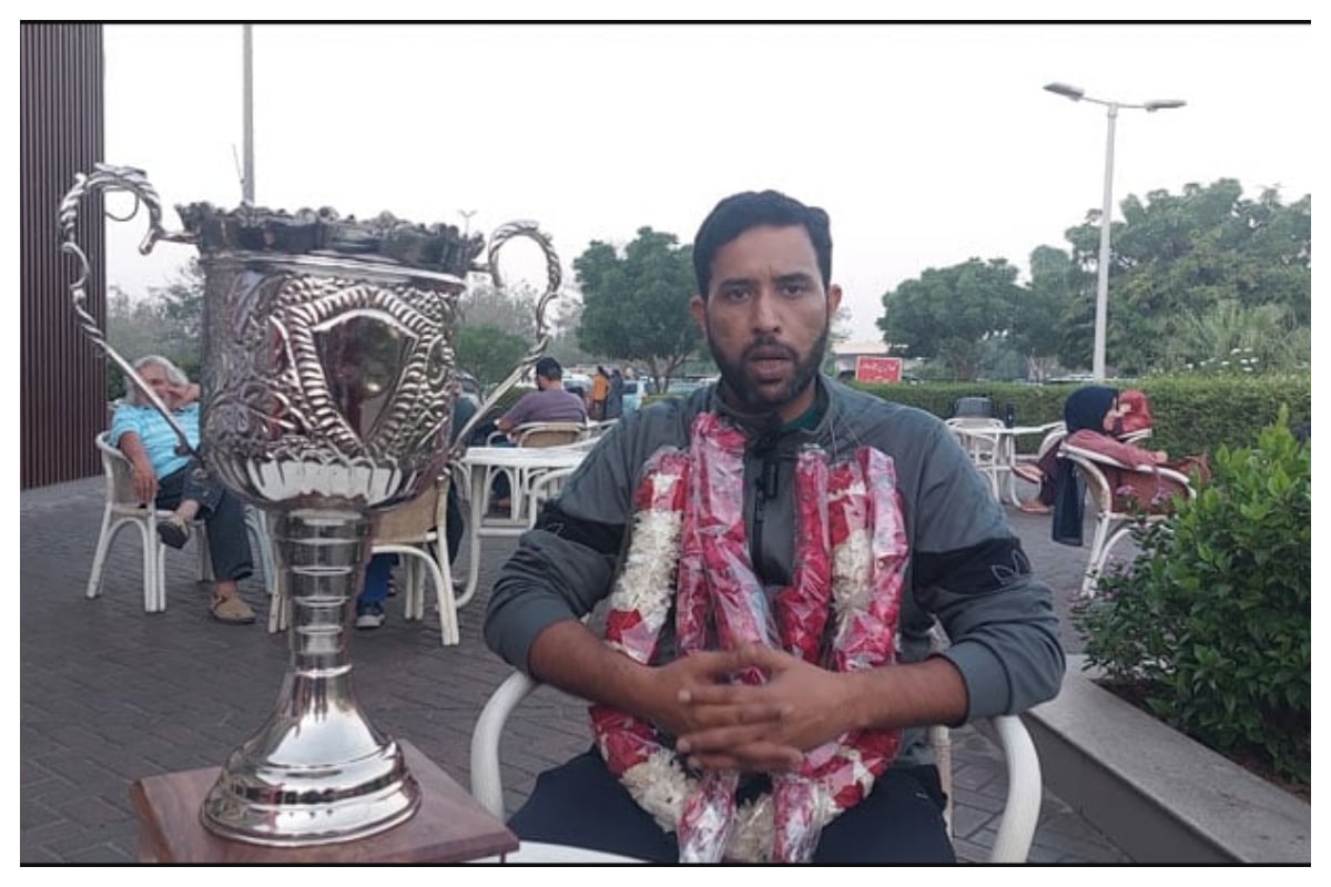 اسنوکر کے ورلڈ چیمپئن محمد آصف کا وطن پہنچنے پر شاندار استقبال