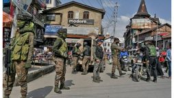 مقبوضہ کشمیر:بھارتی فورسز کے اہلکاروں کی مسلسل محاصرے اور تلاشی کی کارروائیاں