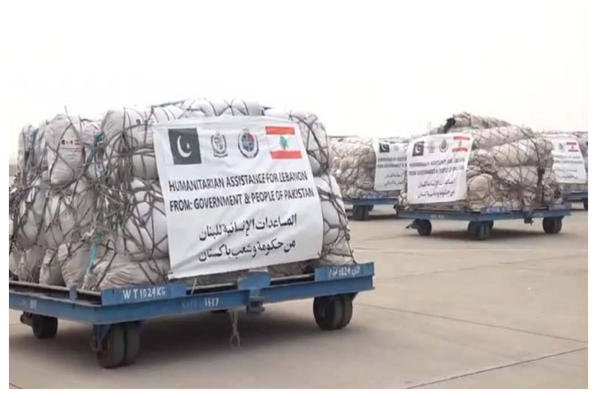 لبنان، فلسطین اور شام کے متاثرین کے لیے 21 ویں امدادی کھیپ روانہ