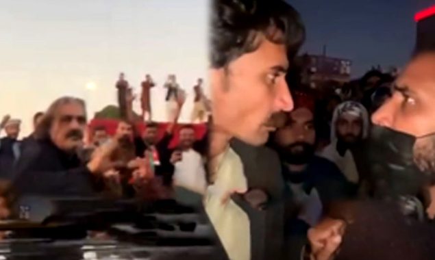 اسلام آباد میں پی ٹی آئی کا احتجاج: کارکنان نے علی امین گنڈاپور کو بوتل مار دی
