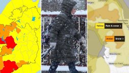 طوفان برٹ: برطانیہ کے بیشتر حصوں میں برفباری، بارش اور تیز ہواؤں کی وارننگ
