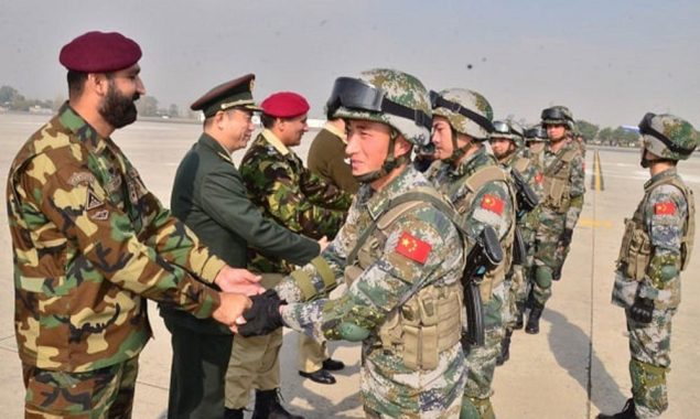 پاک چین مشترکہ جنگی مشقوں ’’واریئر 8‘‘ کا آغاز