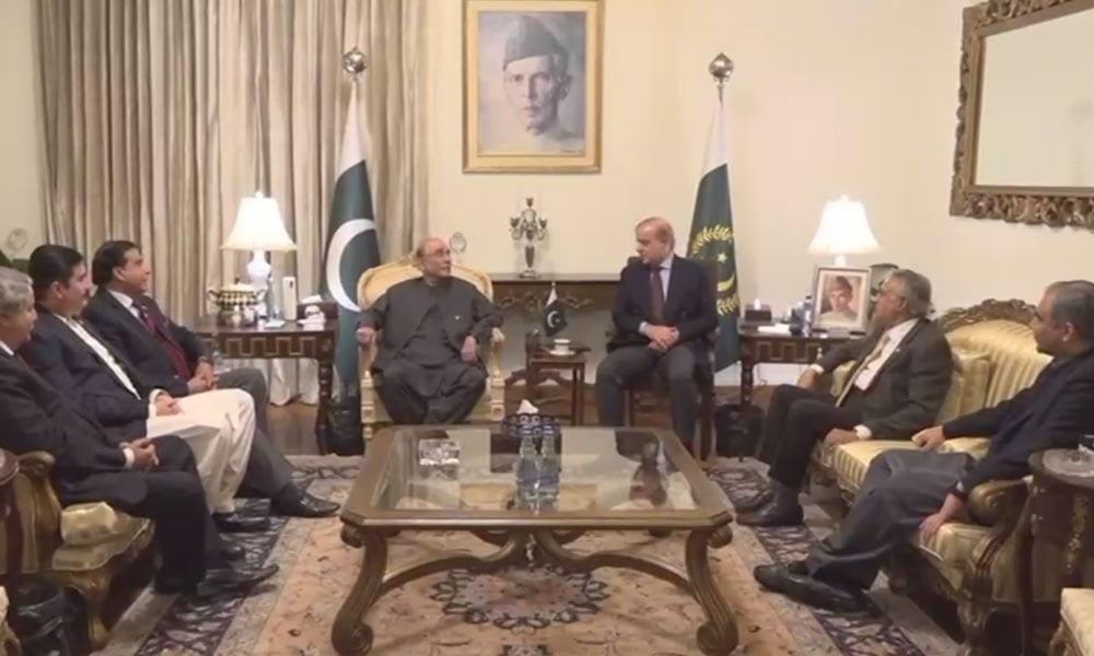 صدر اور وزیراعظم کا ملکی ترقی کے لئے مل کر آگے بڑھنے کےعزم کا اعادہ
