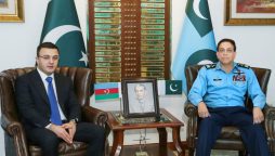 سربراہ پاک فضائیہ سے آذربائیجان کے اعلیٰ سطح کے وفد کی ملاقات