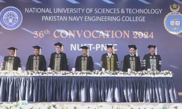 پاکستان نیوی انجینئرنگ کالج میں 36 ویں کانووکیشن کا انعقاد