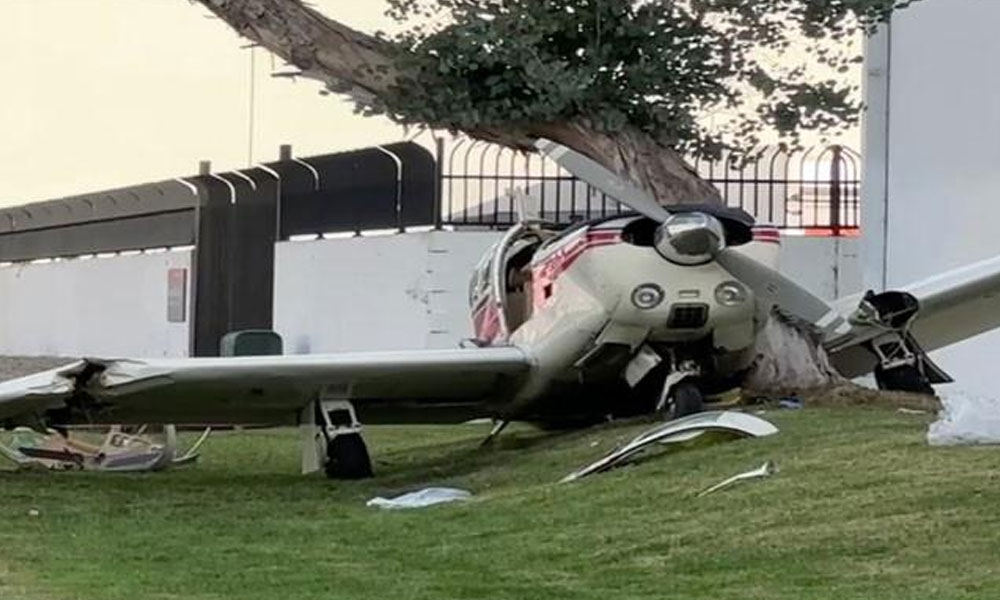 کیلیفورنیا میں طیارہ عمارت سے ٹکرا کر تباہ، 2 افراد ہلاک