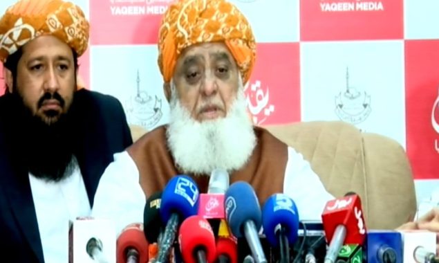 مولانا فضل الرحمان کا کم عمری میں نکاح پر پابندی کے خلاف کانفرنس کا اعلان