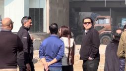 چیمپئنز ٹرافی کی تیاریوں کے سلسلے میں آئی سی سی آفیشلز کا قذافی اسٹیڈیم کا دورہ