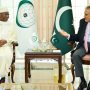 اسحاق ڈار کا پاکستان آمد پر او آئی سی سیکرٹری جنرل کا خیر مقدم