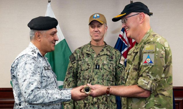 پاک بحریہ نے کمبائنڈ ٹاسک فورس کی کمان رائل نیوزی لینڈ نیوی کو سونپ دی