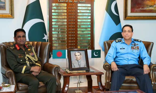 پاکستان اور بنگلادیش کا فضائی افواج کے تعاون کو مزید مضبوط بنانے پر اتفاق