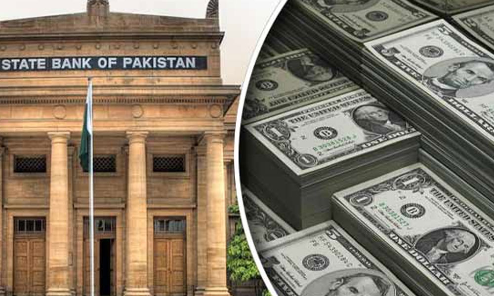 اسٹیٹ بینک کے ذخائر میں 3 کروڑ 50 لاکھ ڈالر کا اضافہ