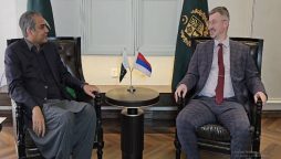 وفاقی وزیرداخلہ سے روس کے سفیر البرٹ پی خوریف کی ملاقات، باہمی دلچسپی کے امور پر تبادلہ خیال