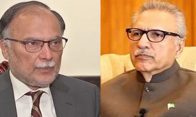 احسن اقبال نے عارف علوی پر سنگین الزامات عائد کردیے