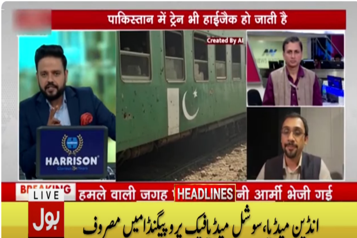 جعفر ایکسپریس پر حملہ؛ بھارتی میڈیا سفید جھوٹ اور بے بنیاد پروپیگنڈا پھیلانے میں مصروف