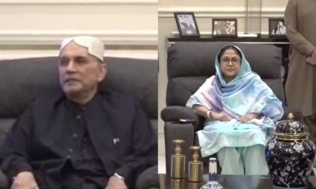 صدر مملکت آصف علی زرداری سے پاکستان پیپلز پارٹی سندھ کے ورکرز اور پارٹی قیادت نے زرداری ہاؤس میں ملاقات کی۔
