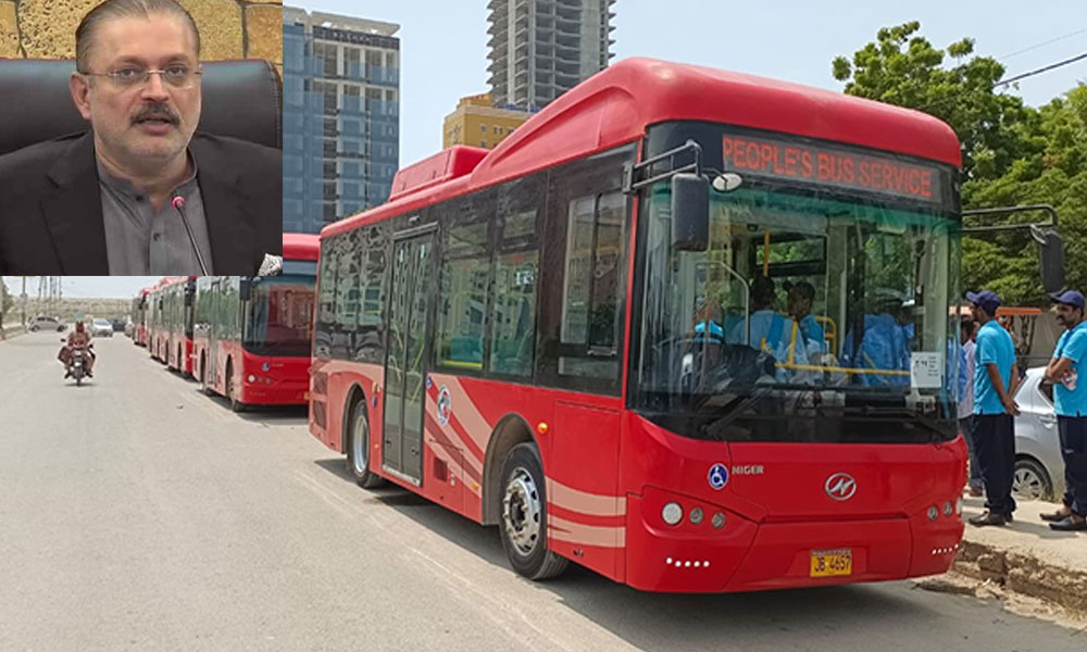 عید کی شاپنگ میں آسانی کے لیے پیپلز بس سروس رات گئے تک چلانے کا اعلان