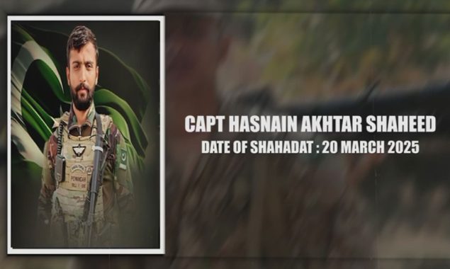 کیپٹن حسنین اختر شہید؛ جرات و بہادری کی داستان