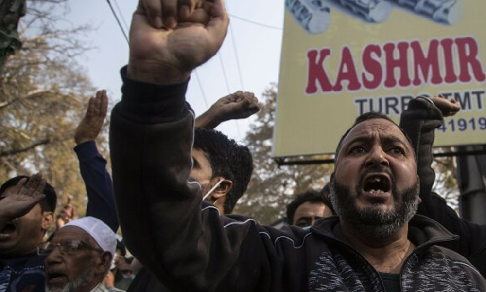کشمیریوں نے ترقی کے نام پر ڈھونگ مسترد کردیا