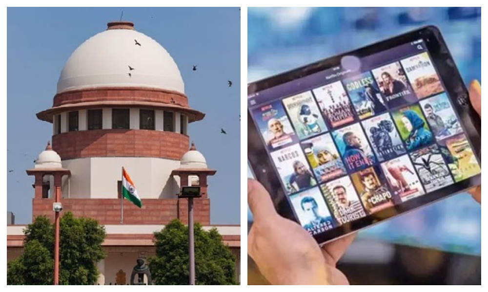 اوٹی ٹی پلیٹ فارم پرفحش مواد، بھارتی سپریم کورٹ مودی سرکارپرشدید برہم