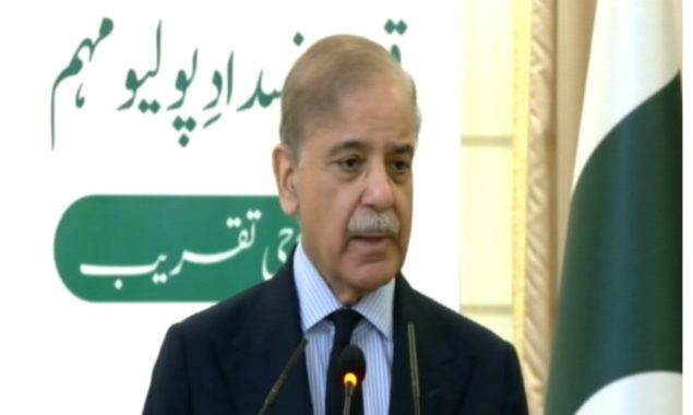 عالمی شراکت داروں کے تعاون کے بغیر پولیو وائرس کا خاتمہ ممکن نہیں، وزیراعظم