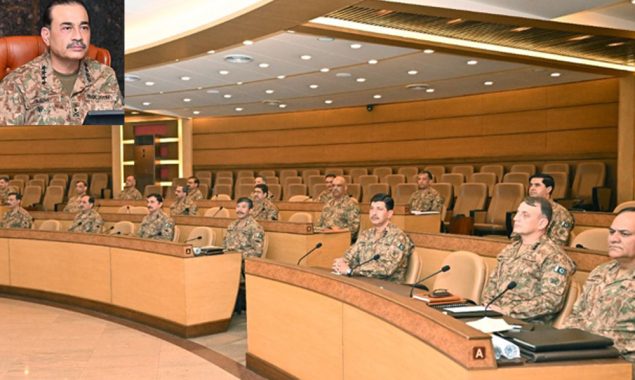 کور کمانڈر کانفرنس؛ ہر قیمت پر بلاتفریق دہشت گردی کو ختم کرنے کےعزم کا اعادہ