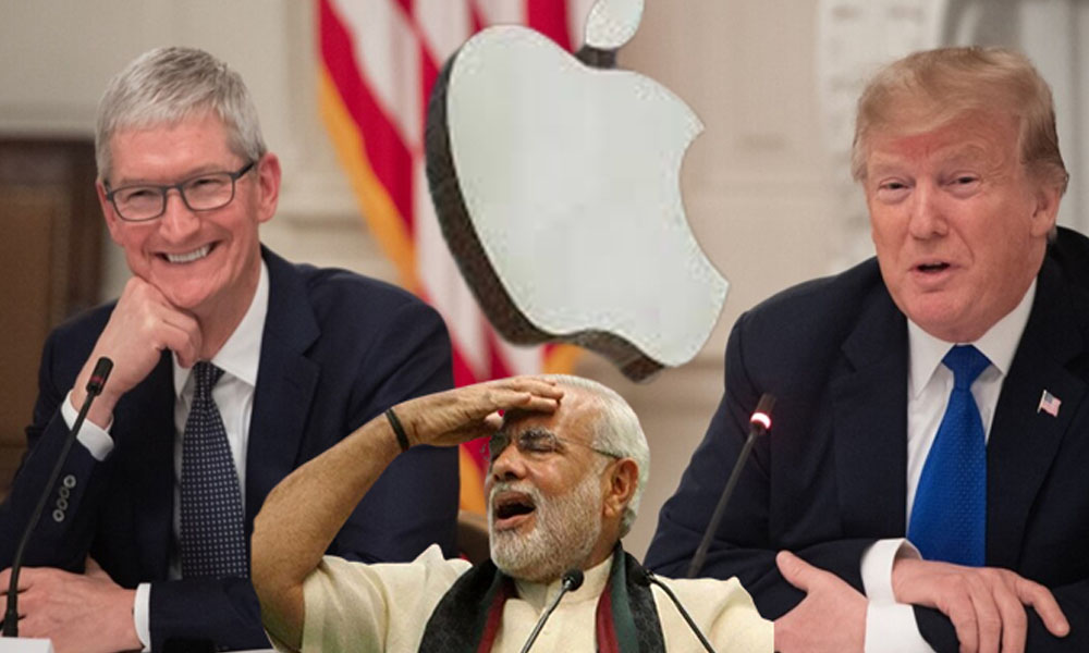 مجھے معلوم ہوا ہے کہ وہ سب کچھ بھارت میں بنا رہے ہیں۔ میں ایسا نہیں ہونے دوں گا