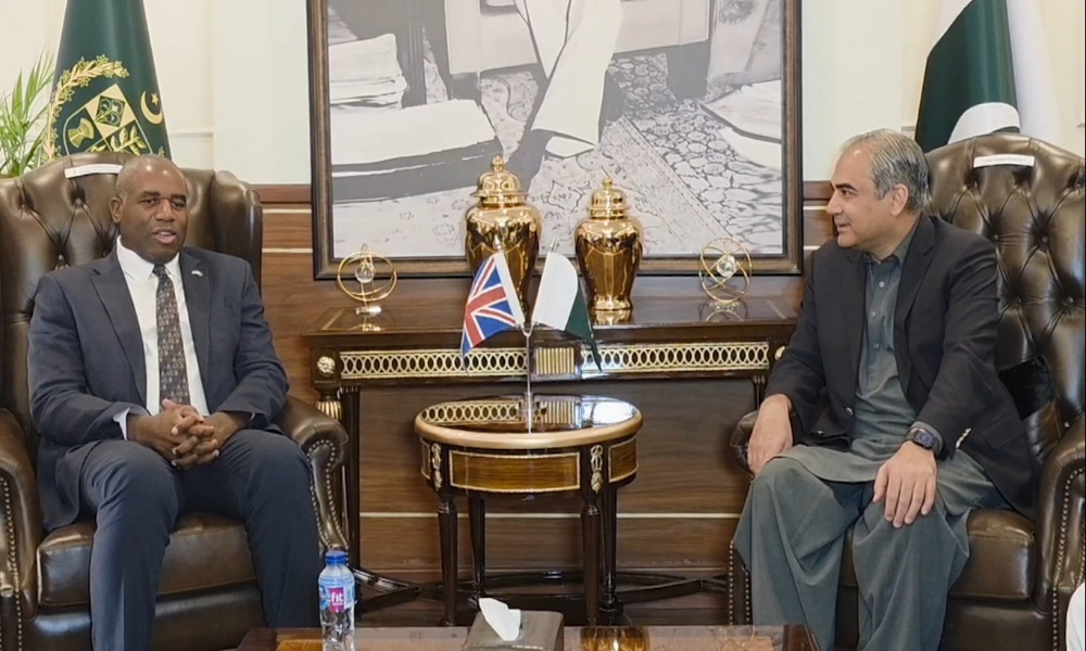 وفاقی وزیر داخلہ سے برطانیہ کے وزیر خارجہ کی ملاقات، دوطرفہ تعاون اور ترقیاتی شراکت داری پر تبادلہ خیال