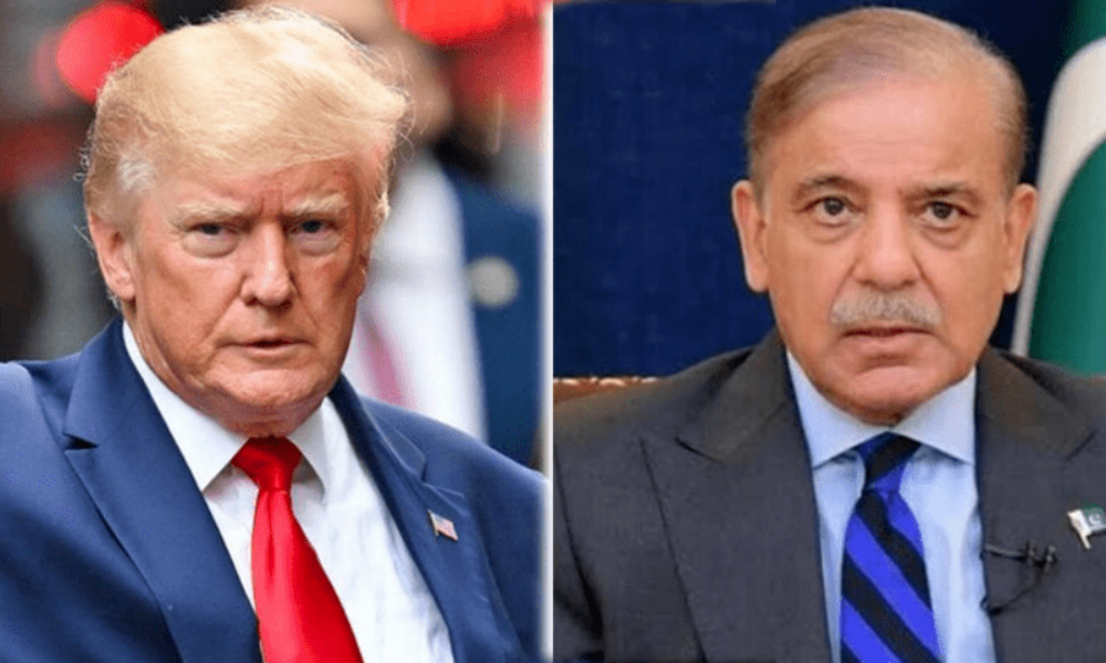 وزیراعظم کا امریکی صدر ٹرمپ کو عالمی امن کے فروغ میں کردار پر خراج تحسین