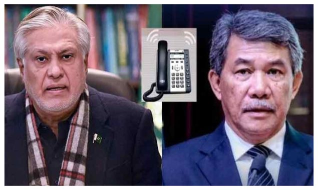 نائب وزیراعظم کی ملائشین وزیر خارجہ سے ٹیلی فونک گفتگو، اہم امور پر تبادلہ خیال