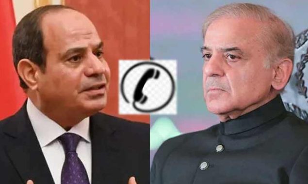 وزیراعظم شہباز شریف نے صدر السیسی کو پاکستان کے سرکاری دورے کی دعوت دی، جسے مصری صدر نے قبول کر لیا