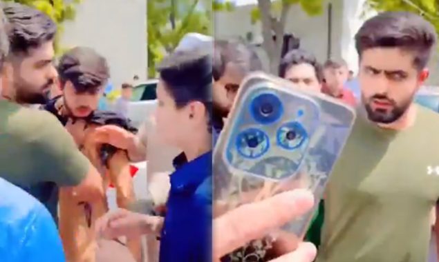بابر اعظم بیچ سڑک پر مداحوں سے اُلجھ پڑے، ویڈیو وائرل