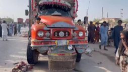 سیہون بائی پاس پر  تیزرفتار ٹرک کی زد میں آکر 30 بھیڑ بکریاں ہلاک