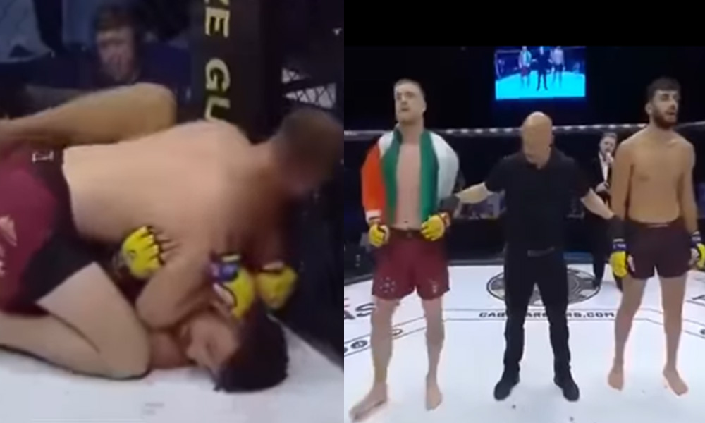 آئرش فائٹر کی اسرائیلی حریف پر جیت، فلسطینیوں کے حق میں نعرے، ویڈیو وائرل