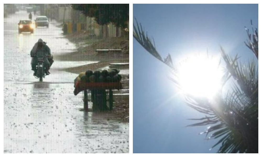 شہر قائد میں آج بھی موسم شدید گرم، کل سے تیز بارش کا امکان