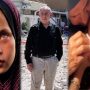 کیا تمہیں فلسطینی بچیاں یادہیں ؟ ملبے پرکھڑے نیتن یاہوسے سوال
