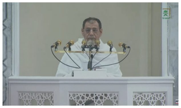 اےاللہ! فلسطین کے بھائیوں کی مددفرما، دشمنوں کوتباہ وبربادکردے، خطبہ حج