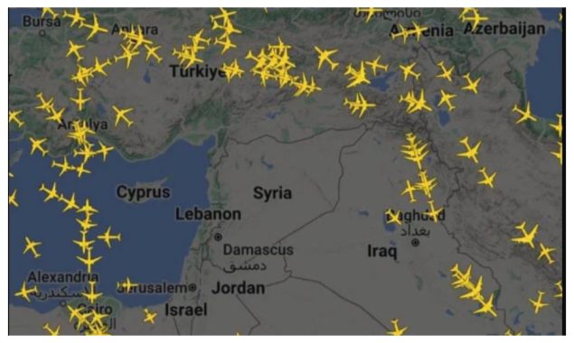 ایران اور اسرائیل جنگ: مختلف غیرملکی ائیرلائنز نے پاکستانی فضائی حدود کا استعمال شروع کردیا
