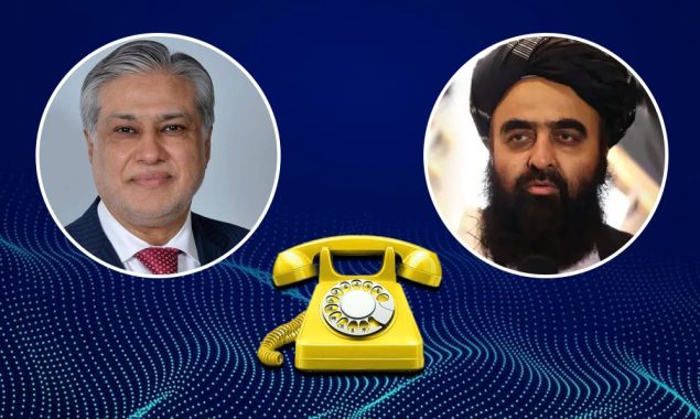 نائب وزیراعظم کا عبوری افغان وزیر خارجہ سے ٹیلیفونک رابطہ