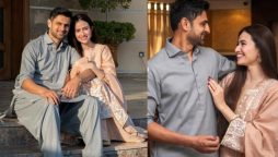 شعیب ملک اور ثنا جاوید کی عید کی تصاویر نے مداحوں کے دل جیت لیے