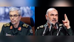 اسرائیلی فضائی حملے میں ایرانی میجر جنرل محمد باقری اور حسین سلامی شہید