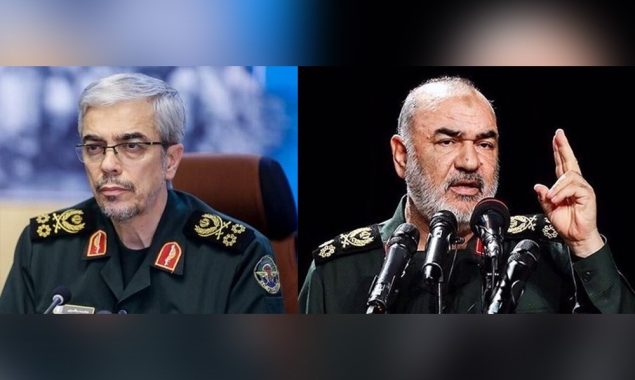 اسرائیلی فضائی حملے میں ایرانی میجر جنرل محمد باقری اور حسین سلامی شہید