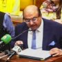 پنجاب اسمبلی بجٹ اجلاس کے دوران وزیر خزانہ مجتبیٰ شجاع بجٹ پیش کرتے ہوئے