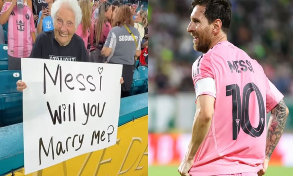 98 سالہ گینگسٹر گرینی کی میسی کو شادی کی پیشکش، فٹبالر کا ردعمل وائرل